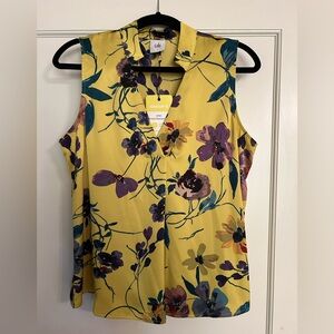 cabi Printed Epitome Top Spring 2025 (sold out in size S), NWT Stylist’s sample